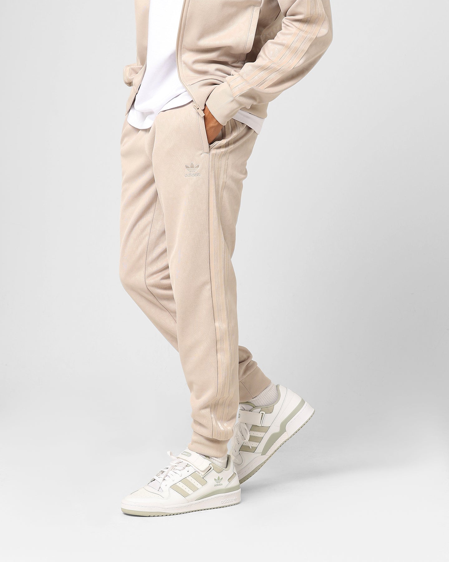 Adidas Adicolor Monogram Straight Track Pants for Men - Stylish & Comfortable Workout & Casual Wear for Gym, Running & Everyday Use