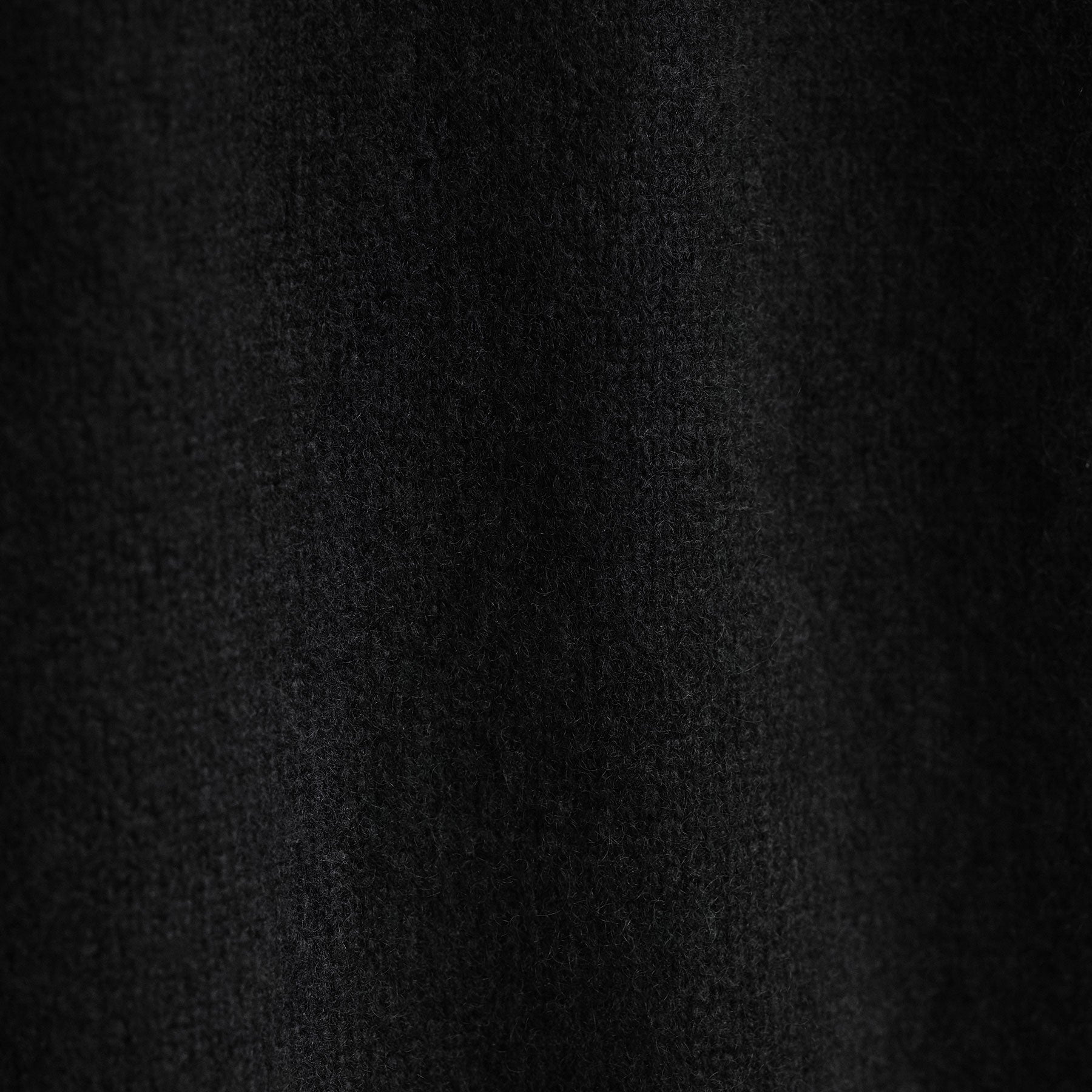 Lightweight Textured Cashmere Crew Neck Sweater for Women - True Black | Soft Winter Pullover for Office, Date Night & Casual Outfits