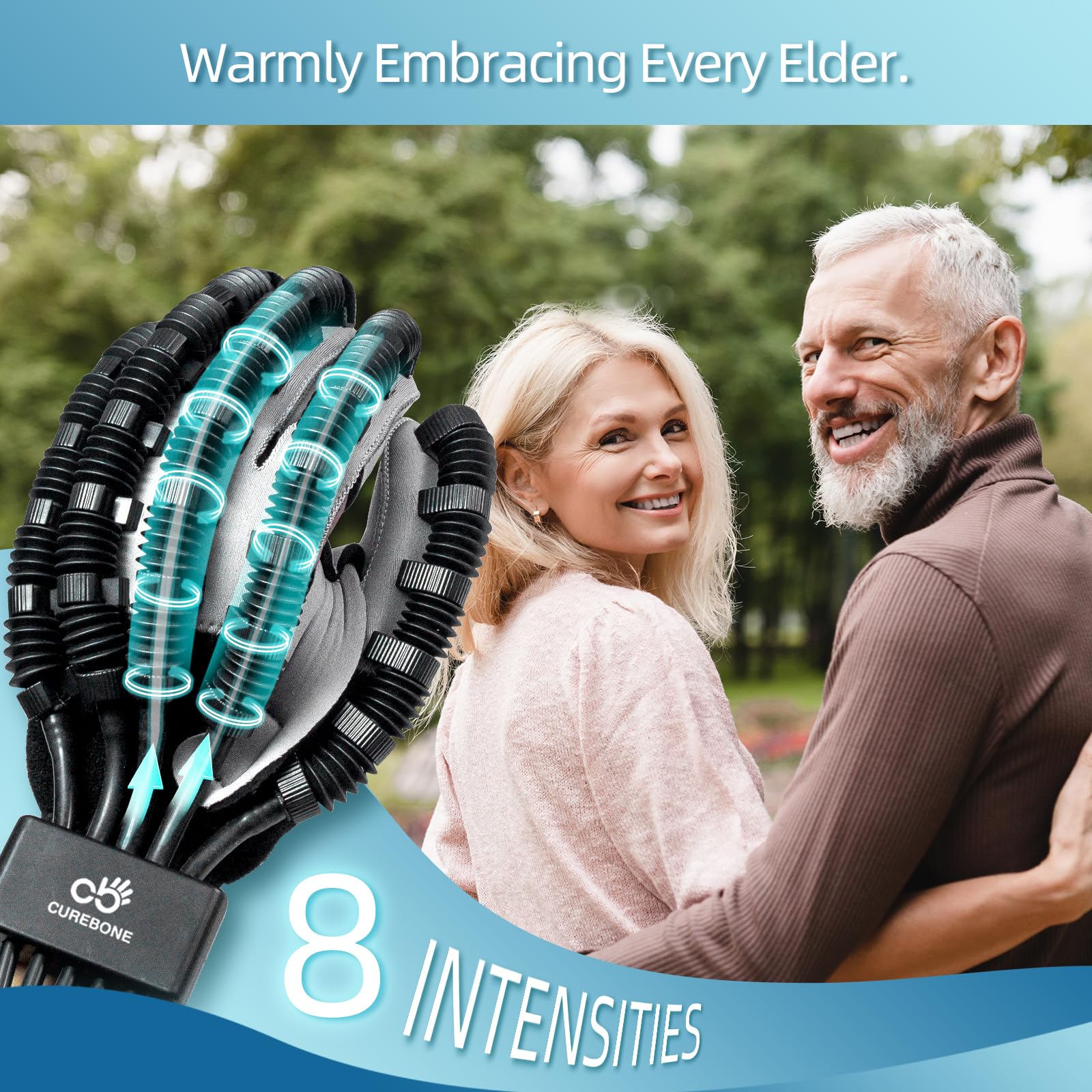 Elite Hand Rehabilitation Robot Gloves - Easy to Use for Stroke Recovery & Physical Therapy - Ideal for Home Use & Medical Facilities
