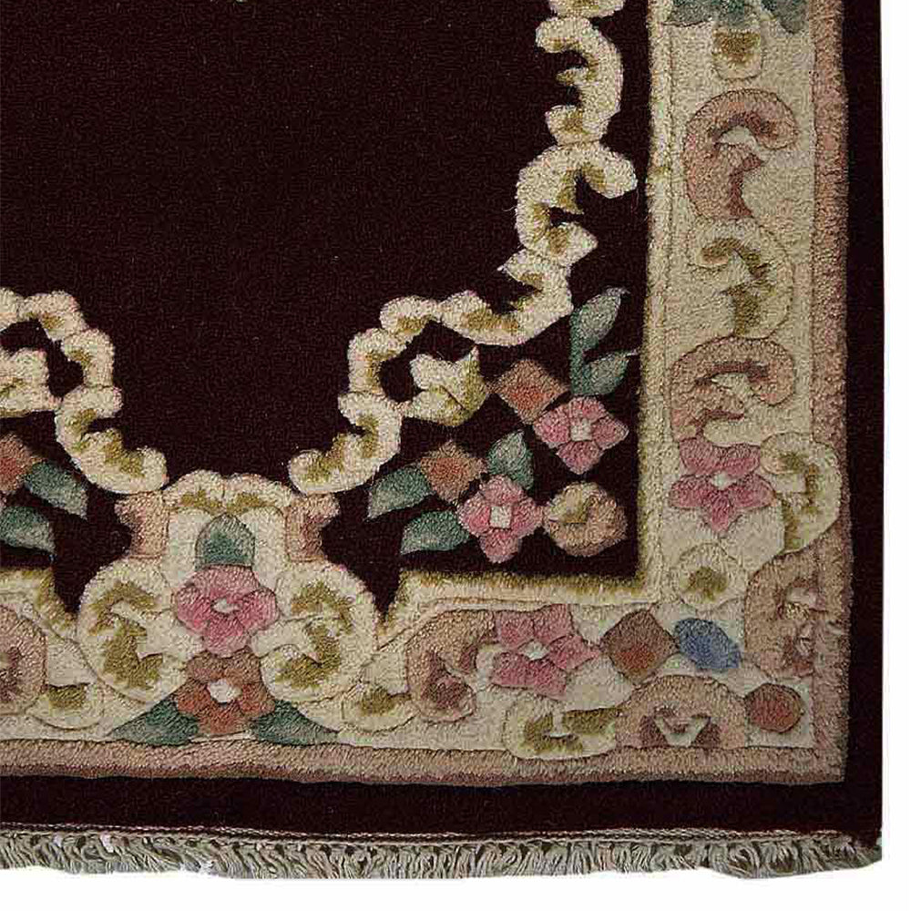 Handmade Anatolian Aras Hand-Knotted Wool Rug - Traditional Turkish Design for Living Room, Bedroom & Home Decor