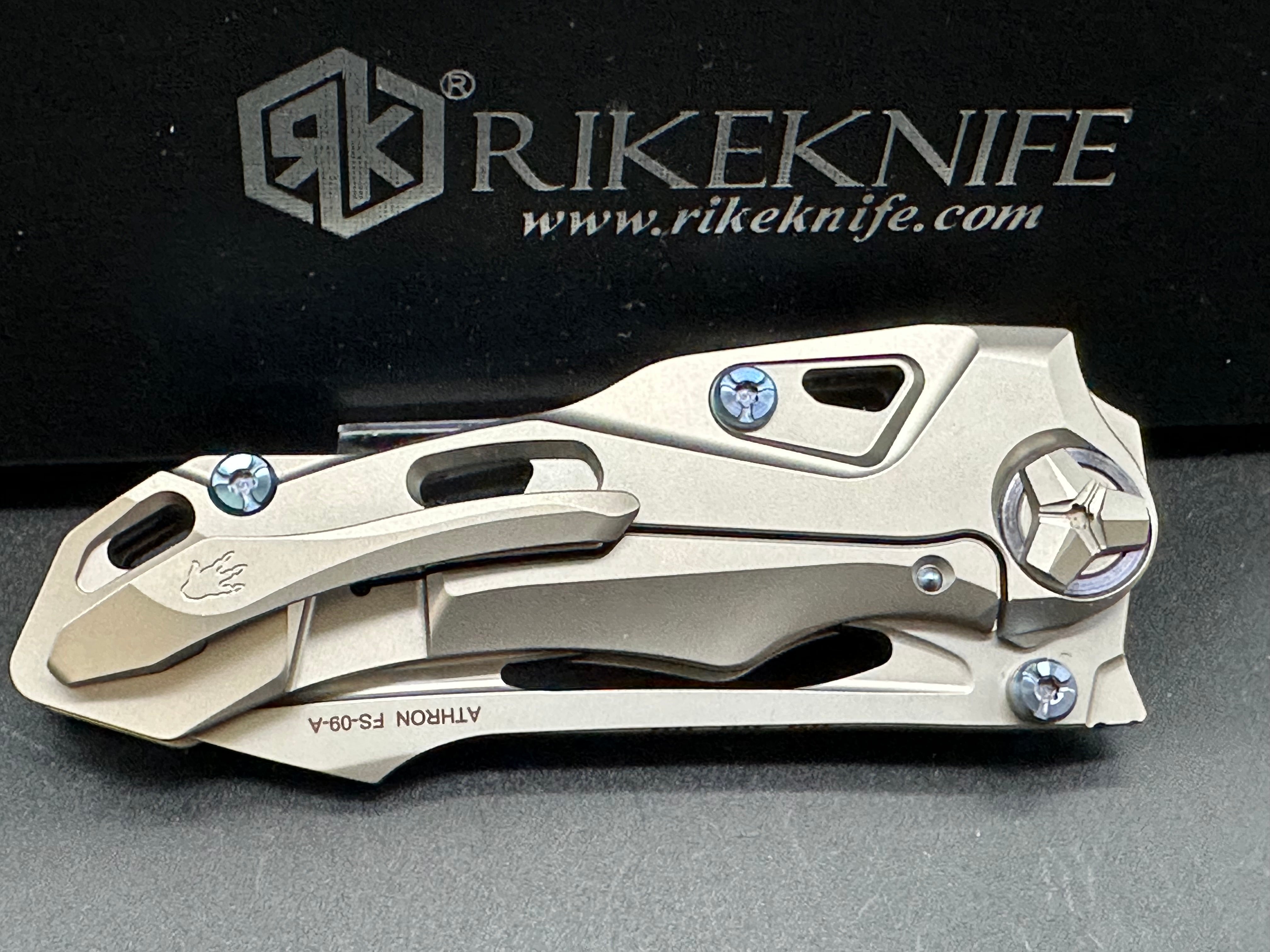 Rike & ForeverSteel Athron - Premium Stainless Steel Kitchen Knife Set for Professional Chefs & Home Cooking | Perfect for Slicing, Dicing, and Food Preparation