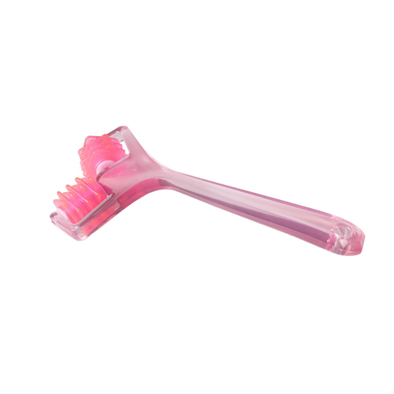 FRCOLOR Y-Shape Face Roller & Massager - Pink Facial Lifting Tool for Anti-Aging & Skin Tightening | Perfect for Daily Skincare Routine & Relaxation at Home or Travel