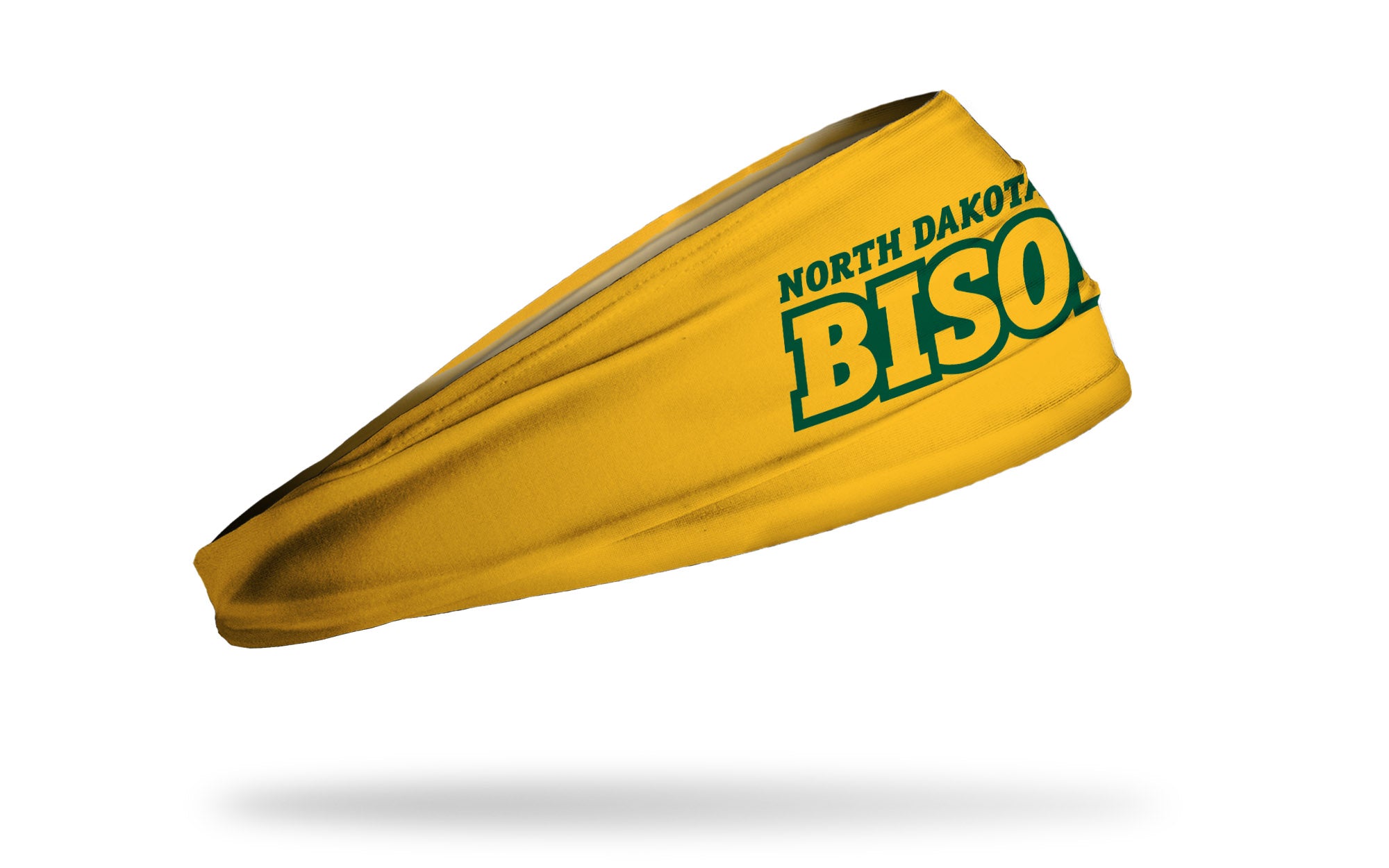 North Dakota State University Gold Big Bang Lite Headband - Adjustable Sports Headband for Running, Yoga, and Workouts - NDSU Bison Fan Gear