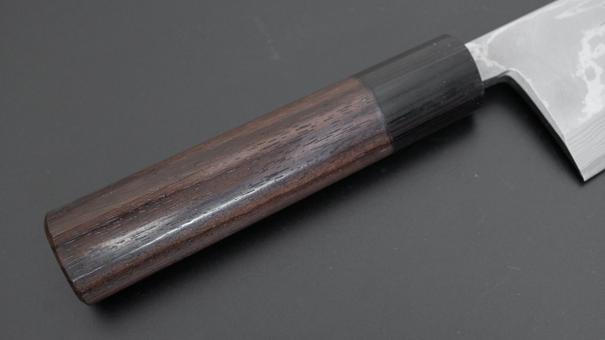 Hitohira Echizen White #2 Damascus Deba Knife 150mm - Japanese Chef Knife with Rosewood Handle - Perfect for Sushi, Filleting Fish & Precision Cutting