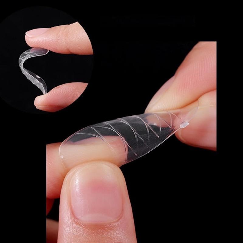Professional Dual Nail Form Tips for Acrylic & Gel Nails - Perfect for DIY Manicures & Salon Use - 100pcs Nail Extension Forms for Strong, Beautiful Nails at Home or Professional Nail Art