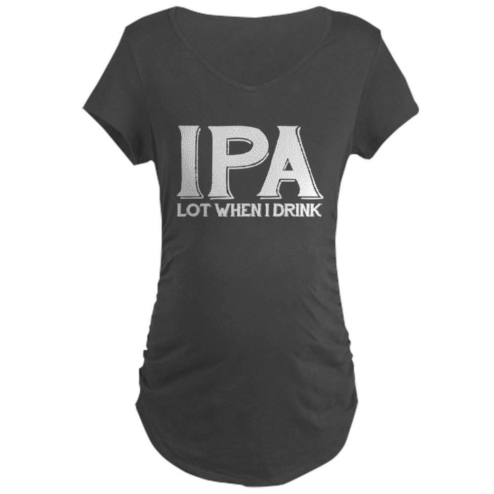 Funny Maternity T-Shirt - 'IPA Lot When I Drink' Pregnancy Humor Tee for Beer Loving Moms | Perfect for Baby Showers, Pregnancy Announcements & Casual Wear
