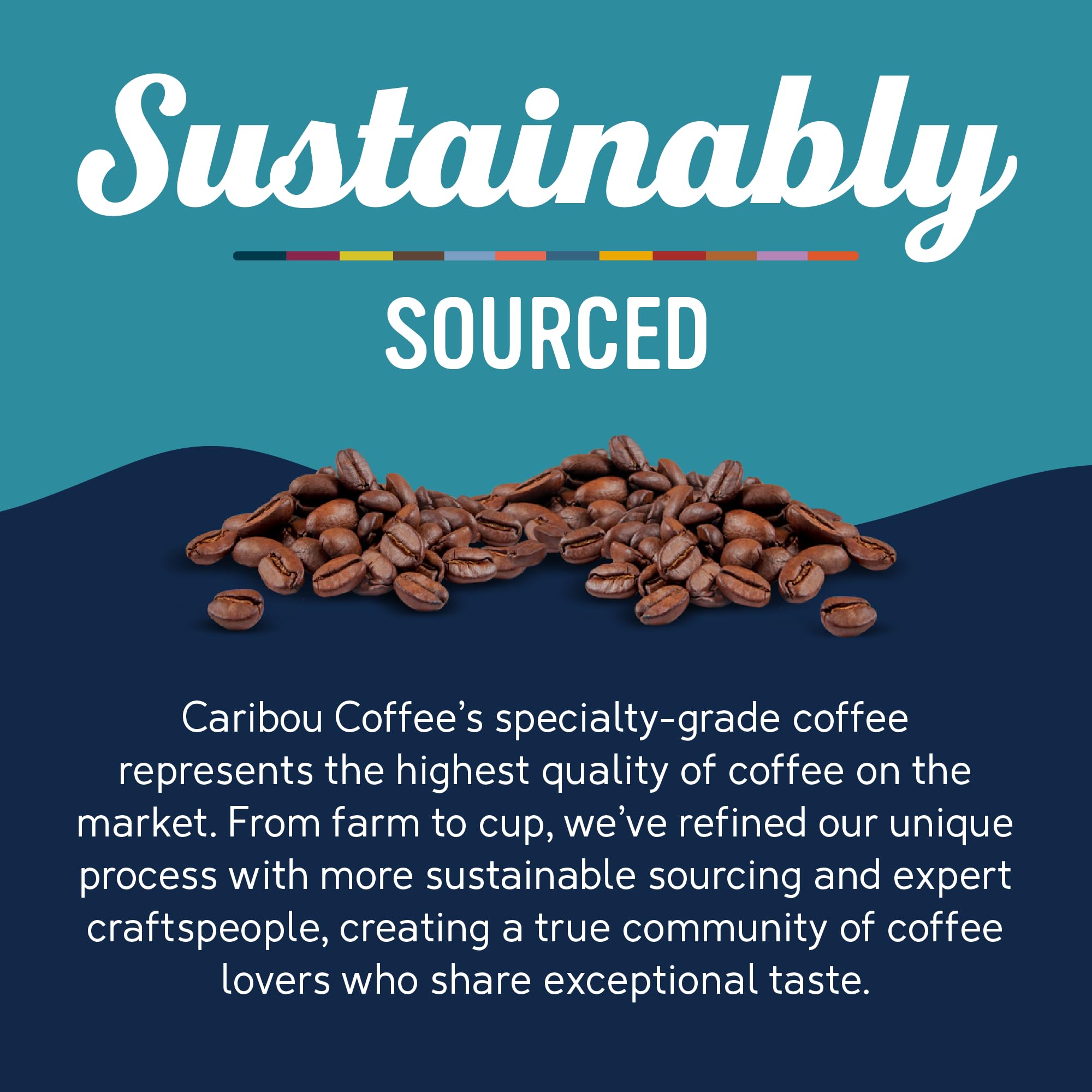 Caribou Coffee Light Roast Ground Coffee - Daybreak Morning Blend 20oz Bag (Packaging May Vary) - Premium Breakfast Coffee for Home & Office Brewing