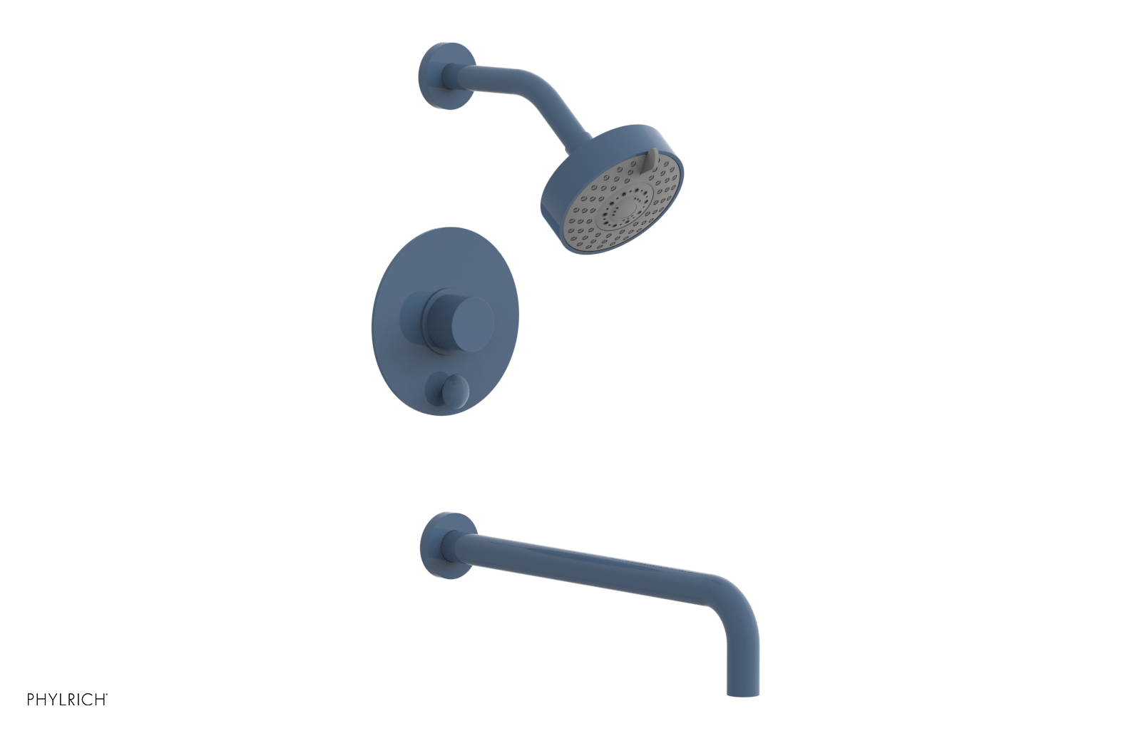 BASIC II 14 Pressure Balance Tub and Shower Faucet Set - Chrome Finish - 230 27 14 - Perfect for Bathroom Renovation and Modern Home Upgrades