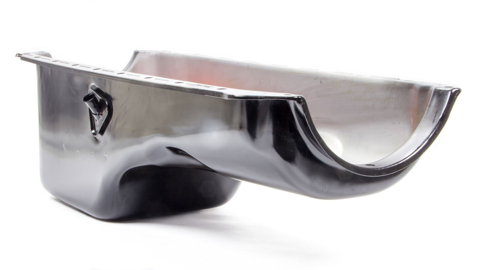 R9294P Black Oil Pan for Big Block Chevy Engines - High Performance Replacement Part for Chevy Trucks & Muscle Cars - Durable Cast Aluminum Construction for Racing & Street Use