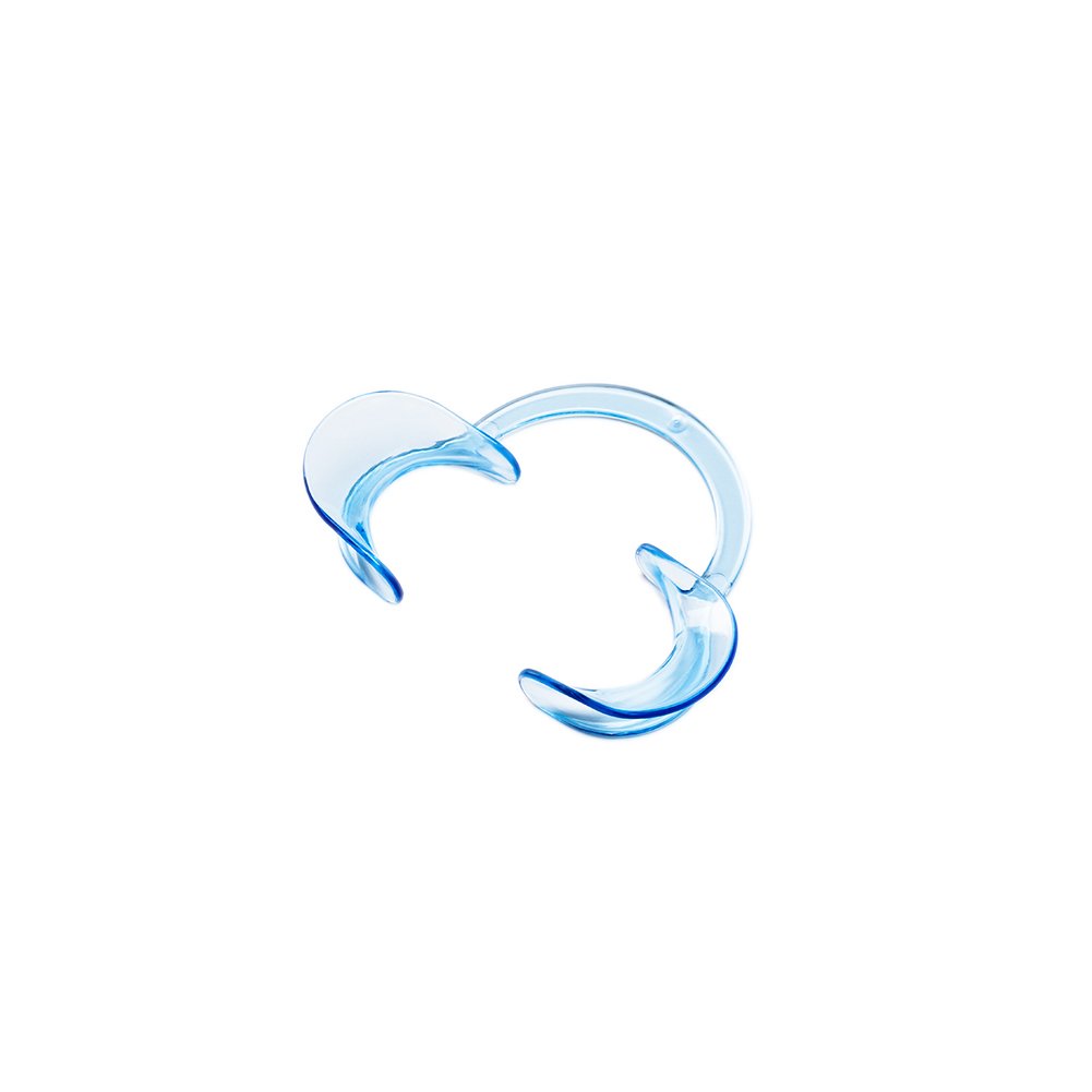 Autoclavable C-Shape Dental Cheek Retractor - 2 Pack for Teeth Whitening, Intraoral Exams & Fun Dental Games - Pediatric Size (M) - Perfect for Dentists, Hygienists & Home Use