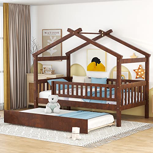 Walnut With Trundle