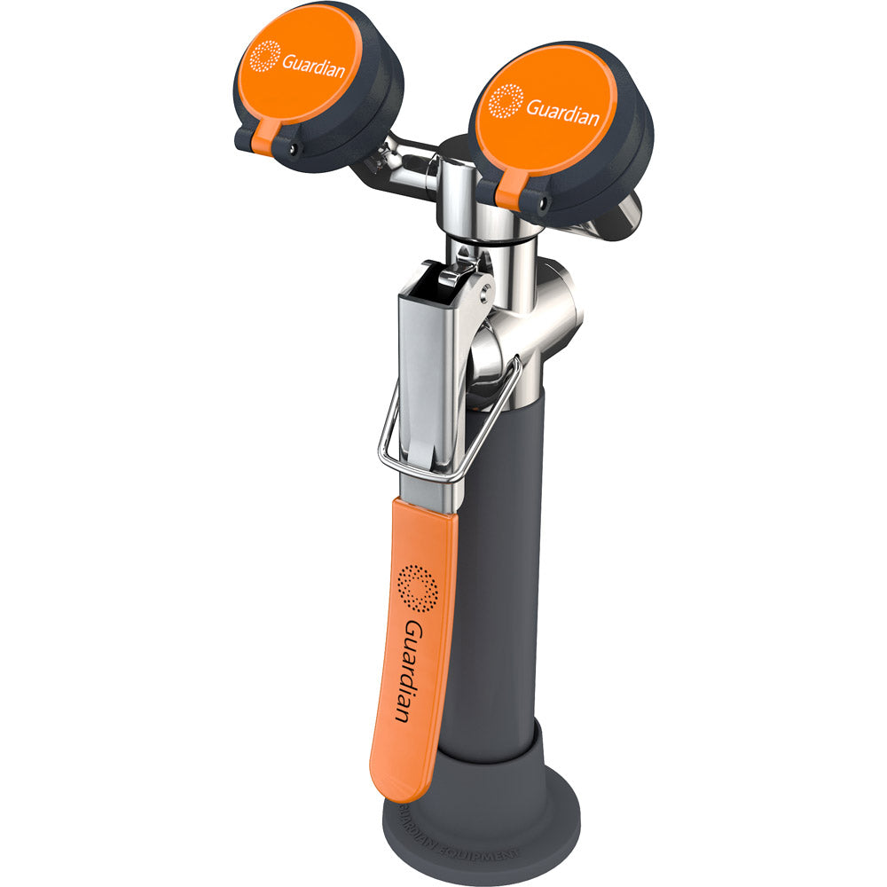 Guardian G5022 Emergency Eyewash & Drench Hose Unit - Deck Mounted Safety Equipment for Laboratories & Industrial Workplaces | OSHA Compliant Eye Wash Station