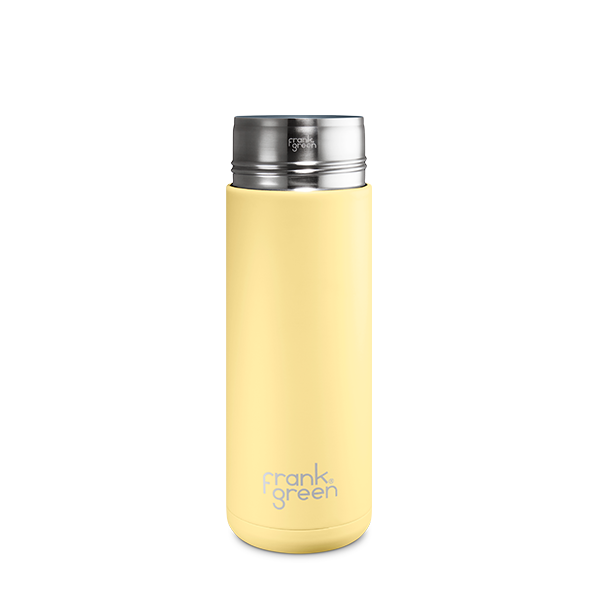 Eco-Friendly Ceramic Reusable Water Bottle - 20oz (595ml) Insulated Travel Mug for Hot & Cold Drinks - Perfect for Office, Gym, Hiking and Outdoor Activities
