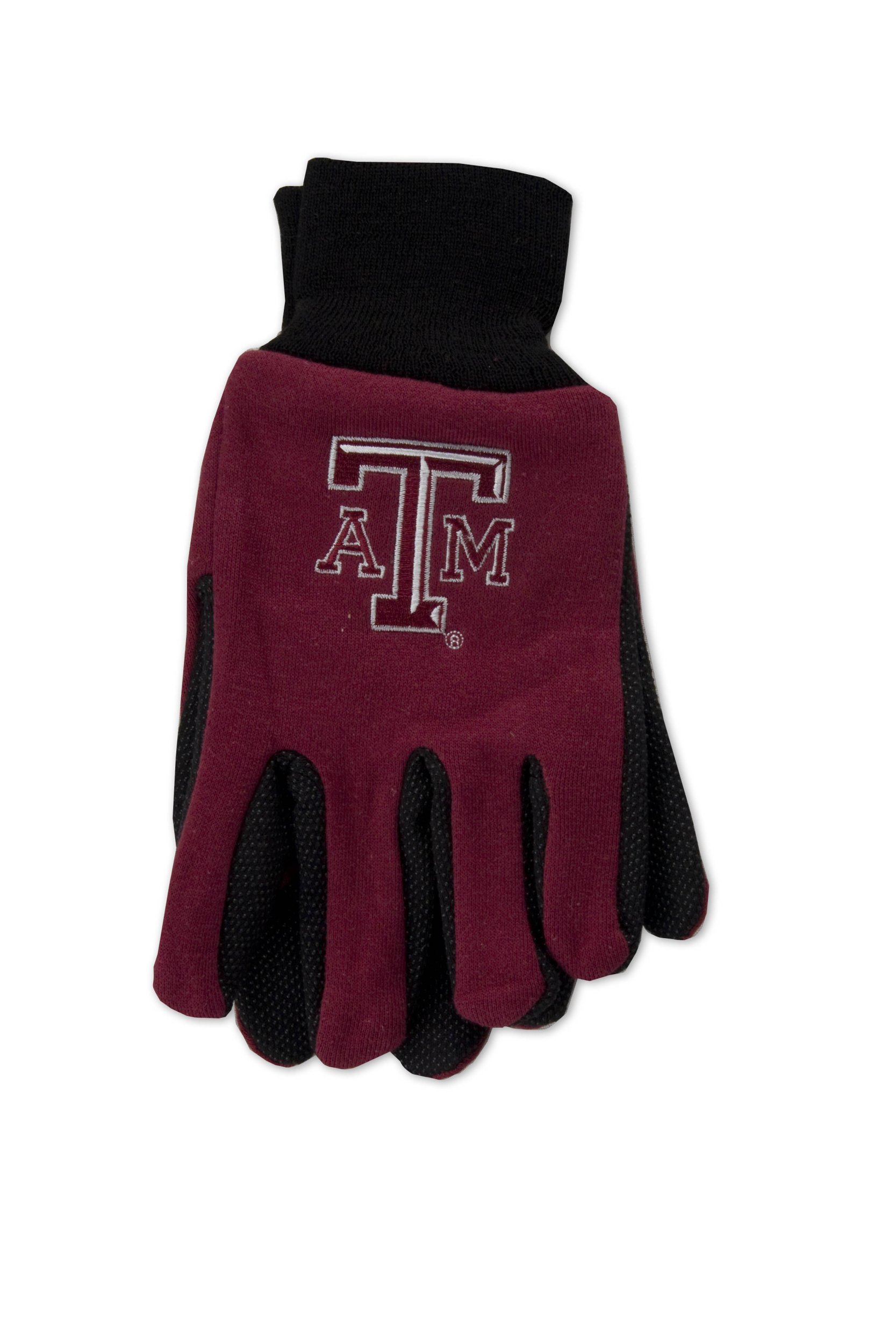 NCAA Two-Tone Football Gloves - Touchscreen Compatible, Grip Enhanced for Training & Games - Perfect for Quarterbacks, Receivers, and Cold Weather Play
