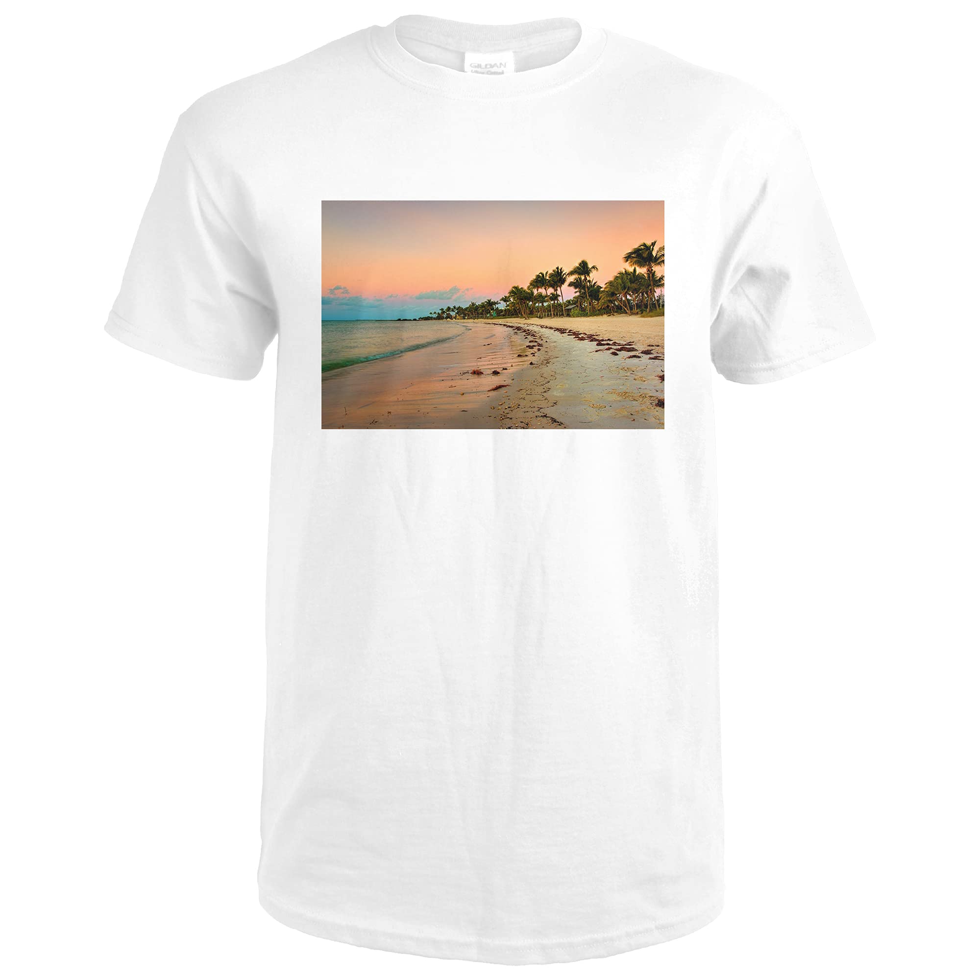 Key West Florida Sunrise Beach Photography Premium T-Shirt - Tropical Vacation Souvenir & Gift for Beach Lovers