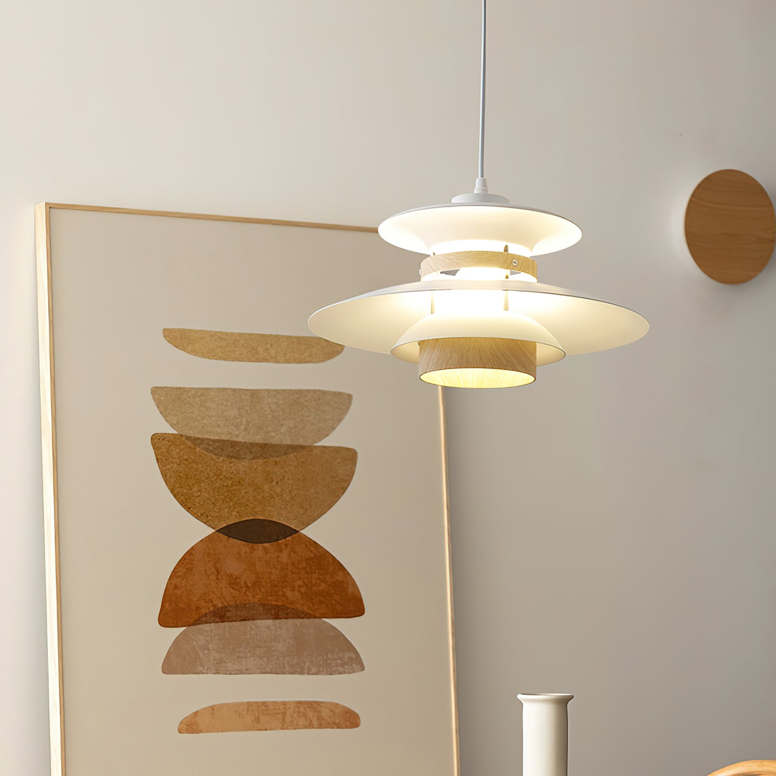 Mercero Modern Pendant Lamp - Stylish Hanging Light Fixture for Kitchen Island, Dining Room, and Living Room Decor