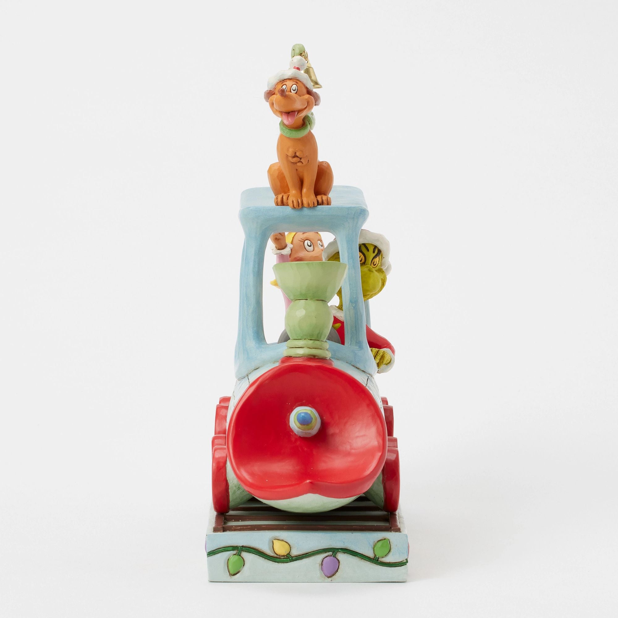 Grinch, Max and Cindy on Train - Whoville Christmas Decorations for Holiday Home & Party Decor