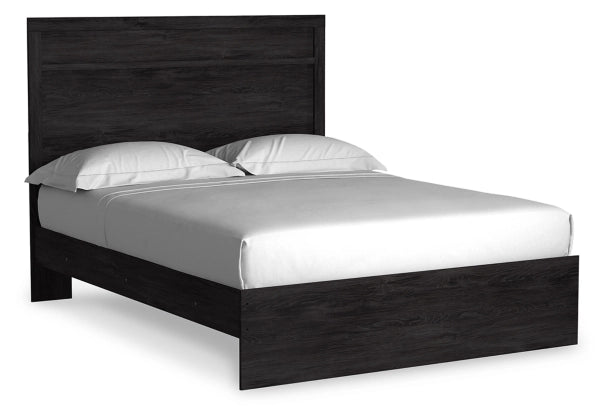 Belachime Queen Size Panel Bed Frame with 2 Nightstands - Modern Wooden Bedroom Set for Master Bedroom & Guest Room