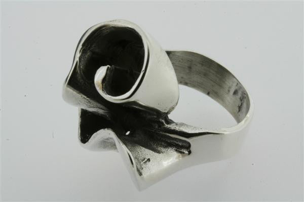 Sterling Silver Ribbon Ring - Elegant & Dainty Jewelry for Women - Perfect for Weddings, Parties & Everyday Wear