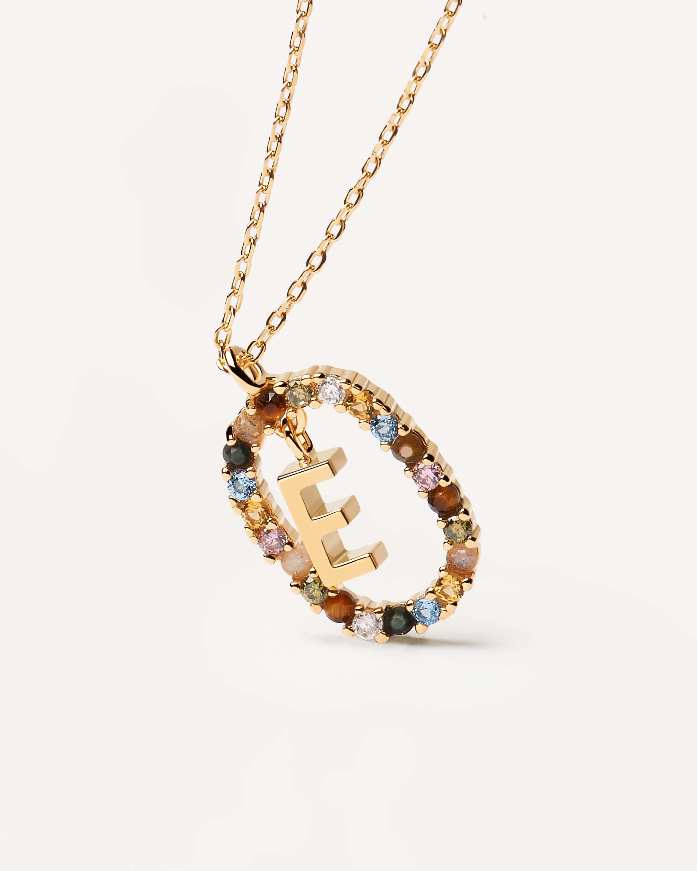 Letter E Necklace - Personalized Initial Pendant for Women & Girls - Elegant Jewelry Gift for Birthday, Anniversary & Valentine's Day - Perfect for Everyday Wear & Special Occasions