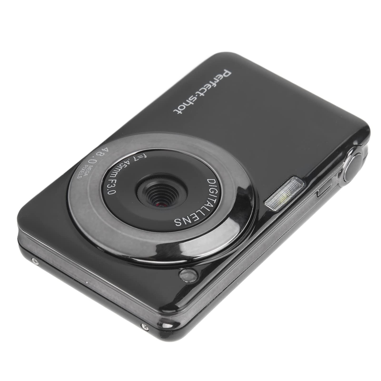 8x Zoom 48MP HD Mini Digital Camera for Kids & Beginners - 2.7in Compact Travel Camera with Digital Zoom (Black) - Perfect for Family Trips, School Projects & Outdoor Adventures