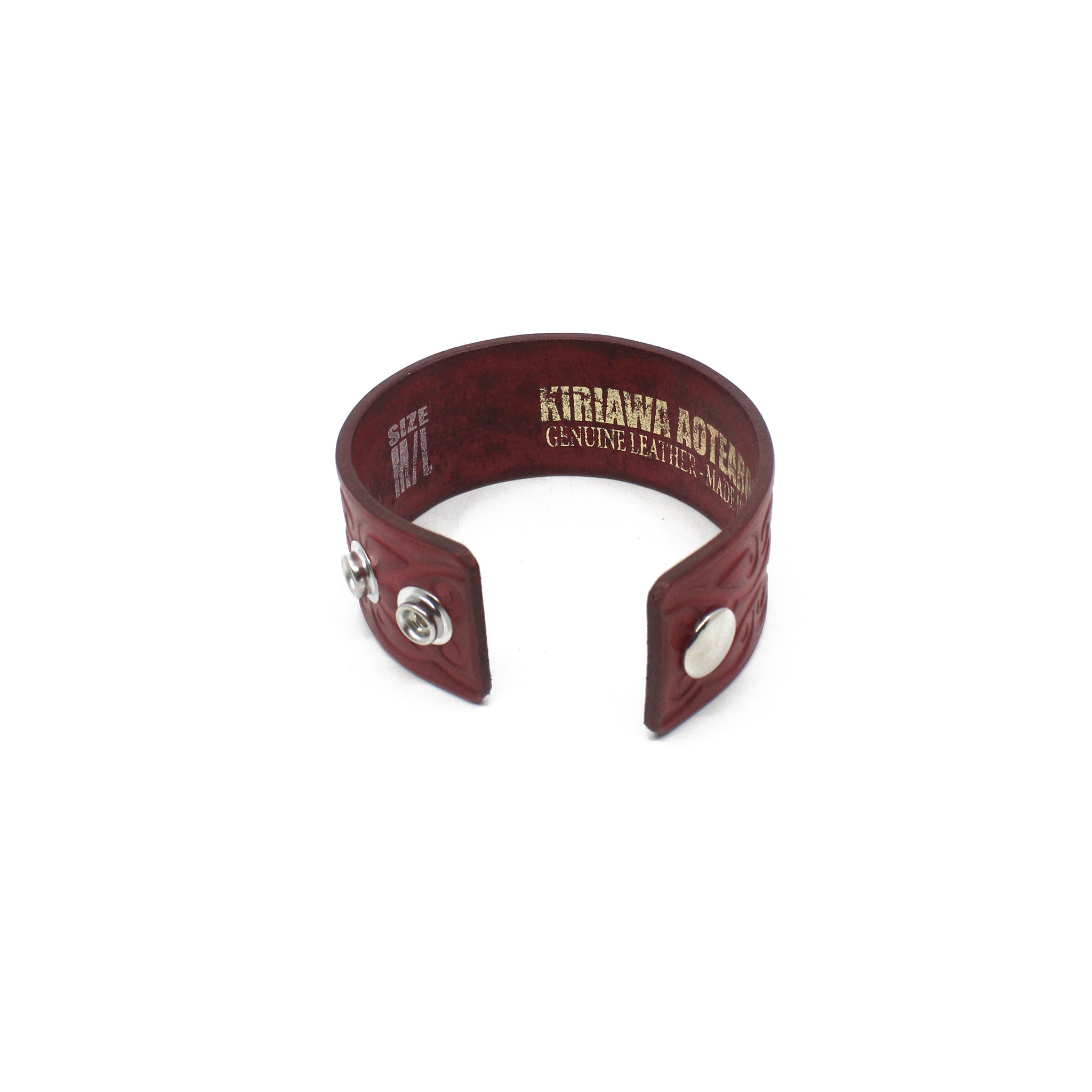 38mm Genuine Leather Wristband for Men & Women - Adjustable M/L Size - Premium Quality Fashion Bracelet by Darin Gordine - Perfect for Casual Wear, Outdoor Activities & Gifts