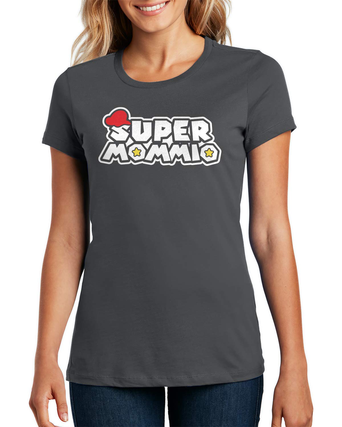 Retta Super Mommio Women's T-Shirt - Comfortable Casual Short Sleeve Tee for Everyday Wear | Perfect for Moms, Workouts, and Weekend Outfits