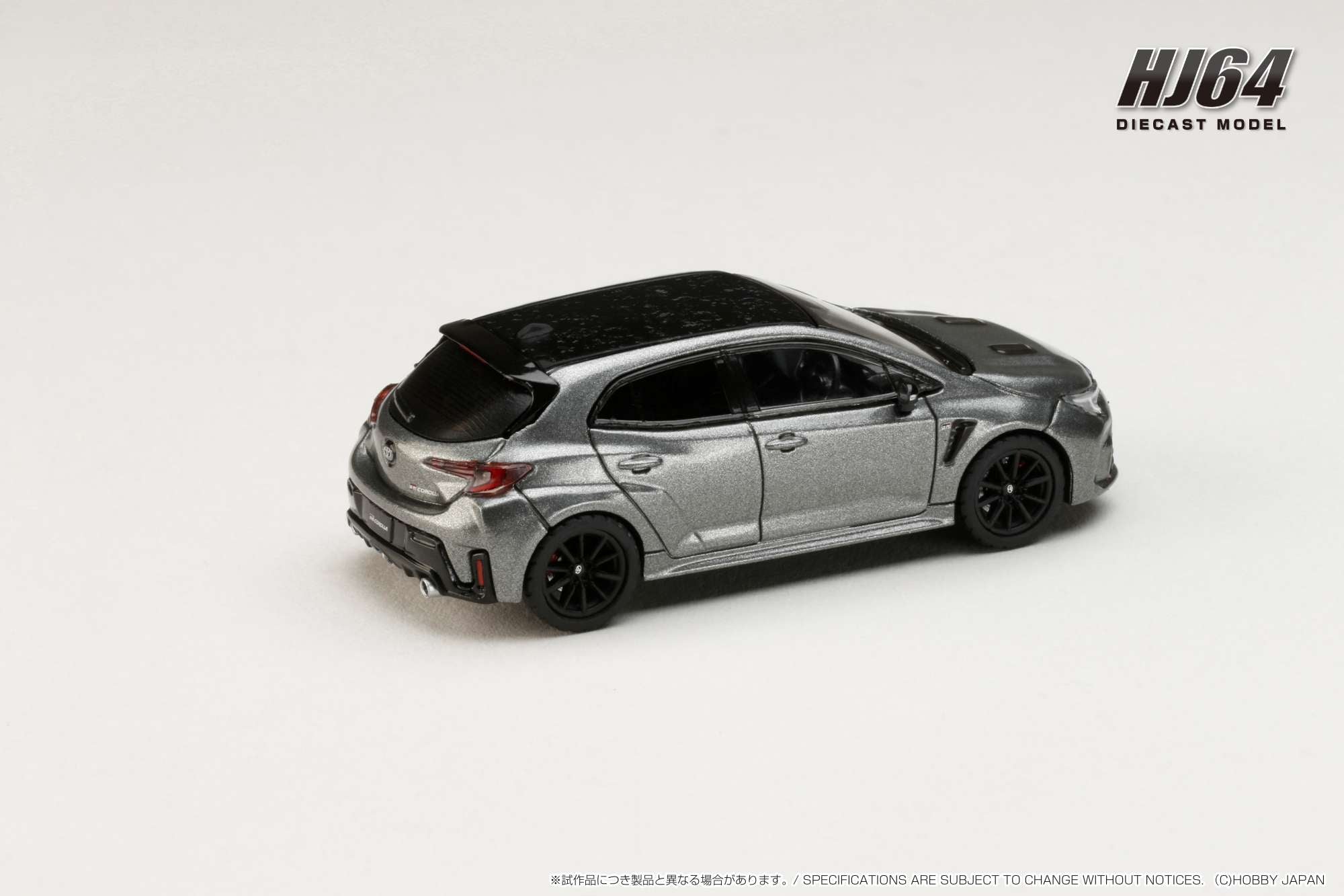 1:64 Scale Toyota GR Corolla RZ Diecast Model Car - Hobby Japan Collectible - Precious Metal Finish - Perfect for Display & Racing Enthusiasts