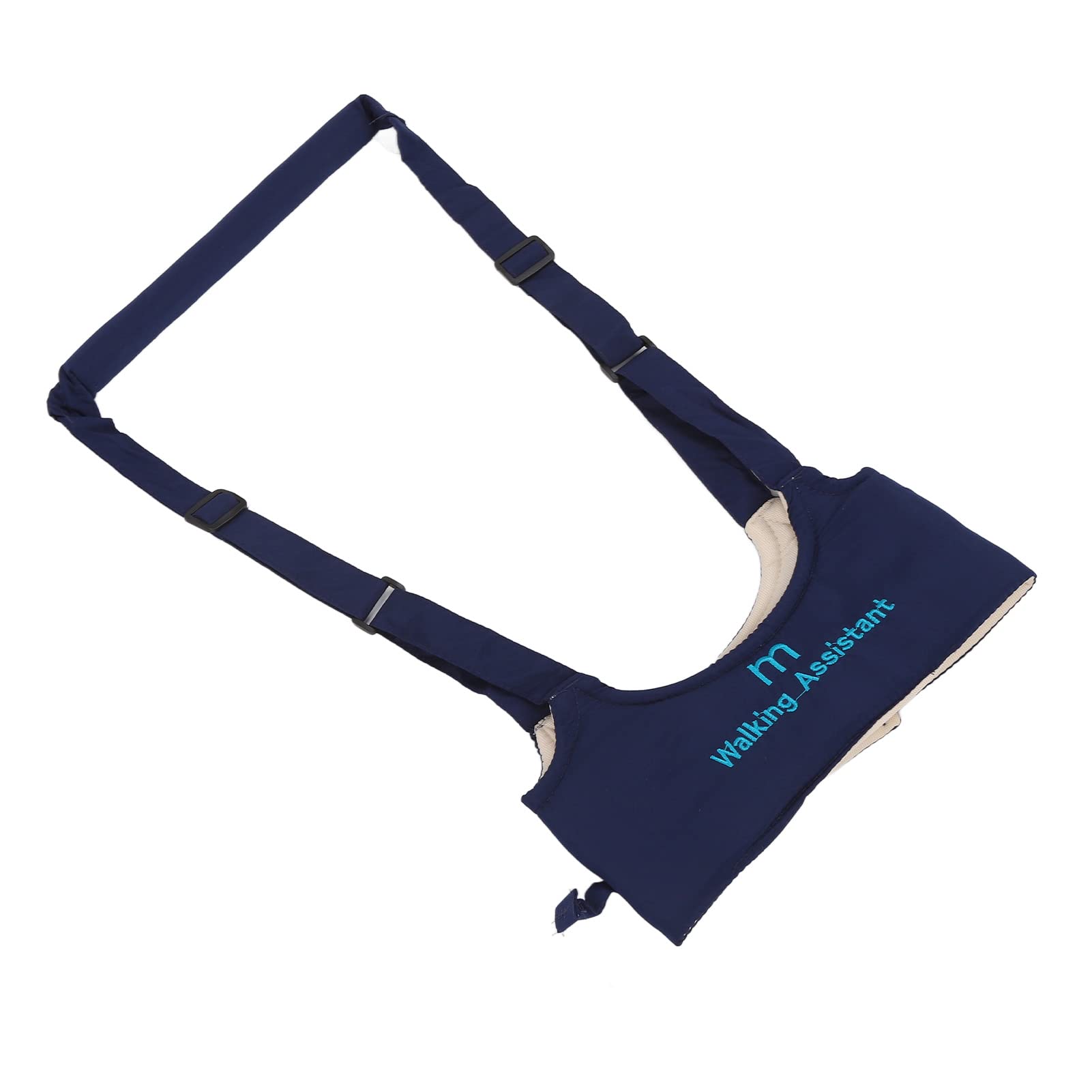 **Adjustable Baby Walking Harness - Soft & Skin-Friendly Toddler Safety Belt for Back Pain Relief & Anti-Lost, Handheld Walker Helper for Kids (Navy Blue) - Perfect for Outdoor Walks, Shopping & Travel**