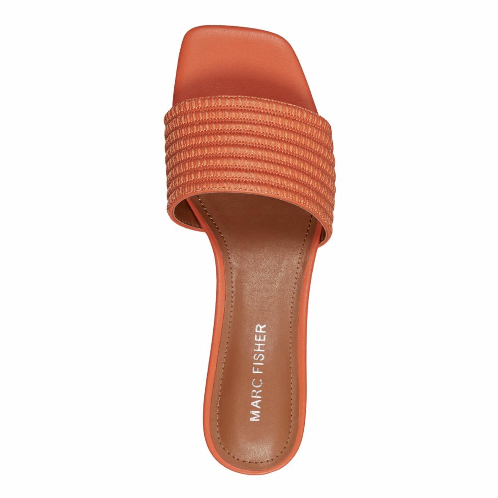 Marc Fisher Women's Casala Orange M - Stylish Slip-On Loafers for Work, Office & Casual Outfits | Comfortable & Fashionable Footwear for Everyday Wear