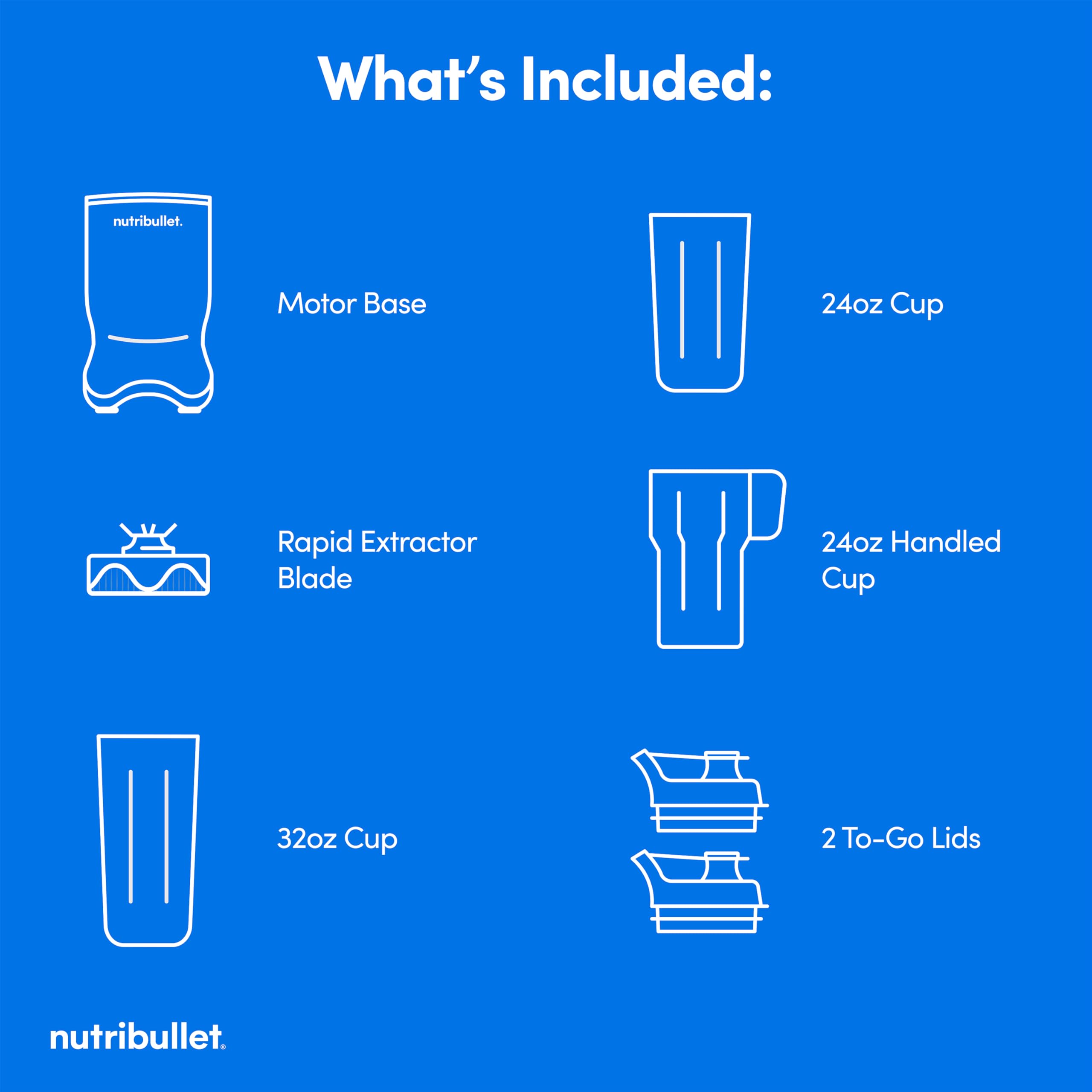 Nutribullet Ultra Personal Blender NB50500 - 32 oz High-Speed Blender with 1200W Motor, Gray | Perfect for Smoothies, Protein Shakes & Meal Prep at Home or Office