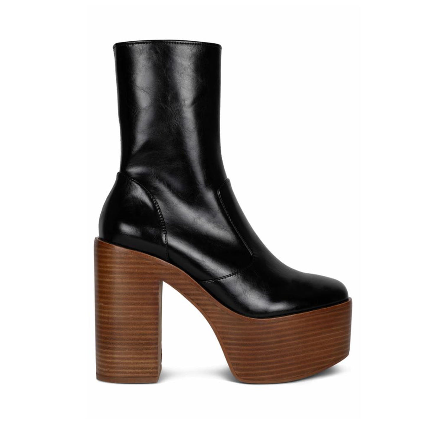 Jeffrey Campbell Women's Mexique2 Black Leather Ankle Boots - Stylish & Comfortable for Casual Outings, Parties & Work