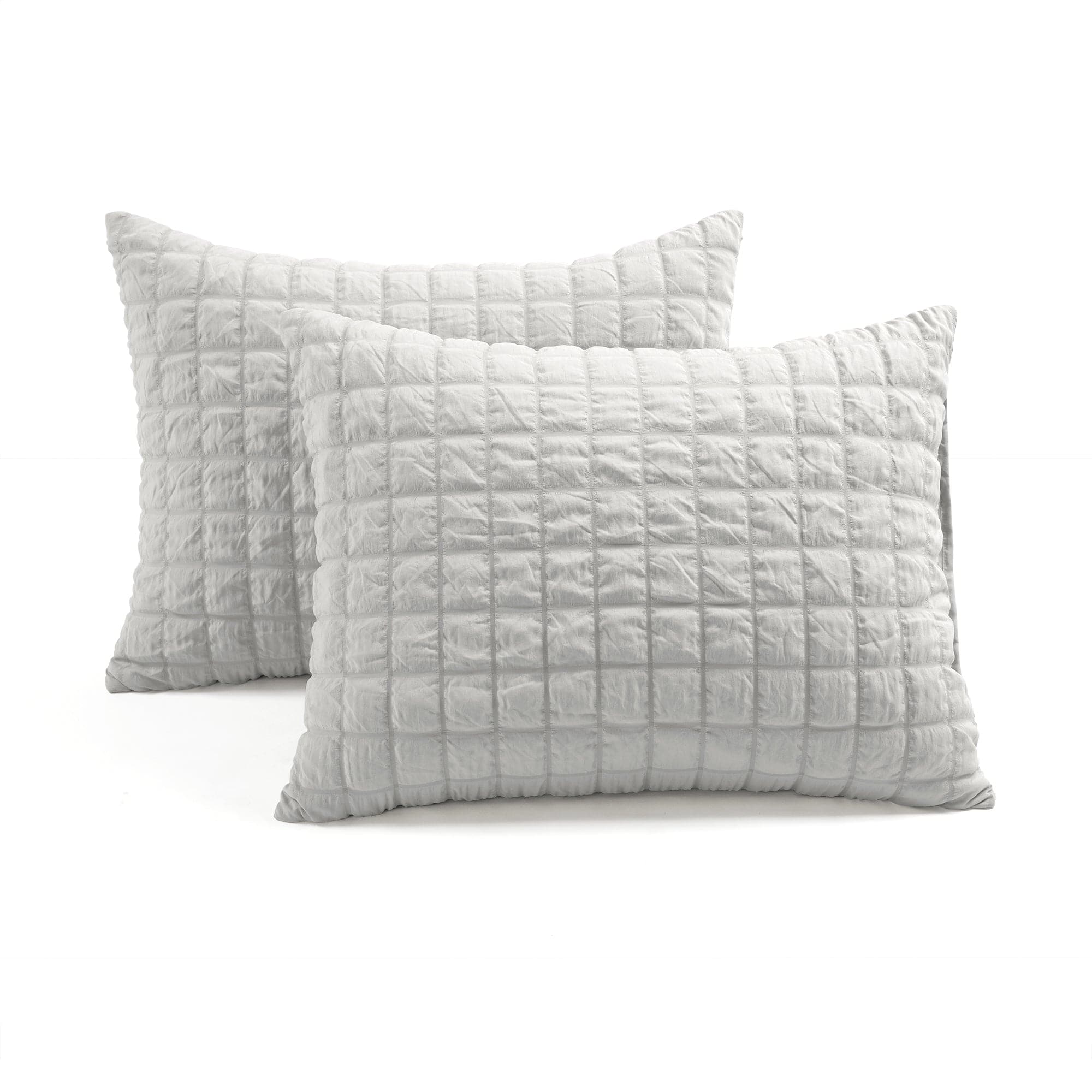 Luxury Crinkle Textured Dobby Comforter Set - Queen Size Bedding with Pillow Shams - Soft & Breathable for All Seasons - Perfect for Master Bedroom, Guest Room & Cozy Home Decor