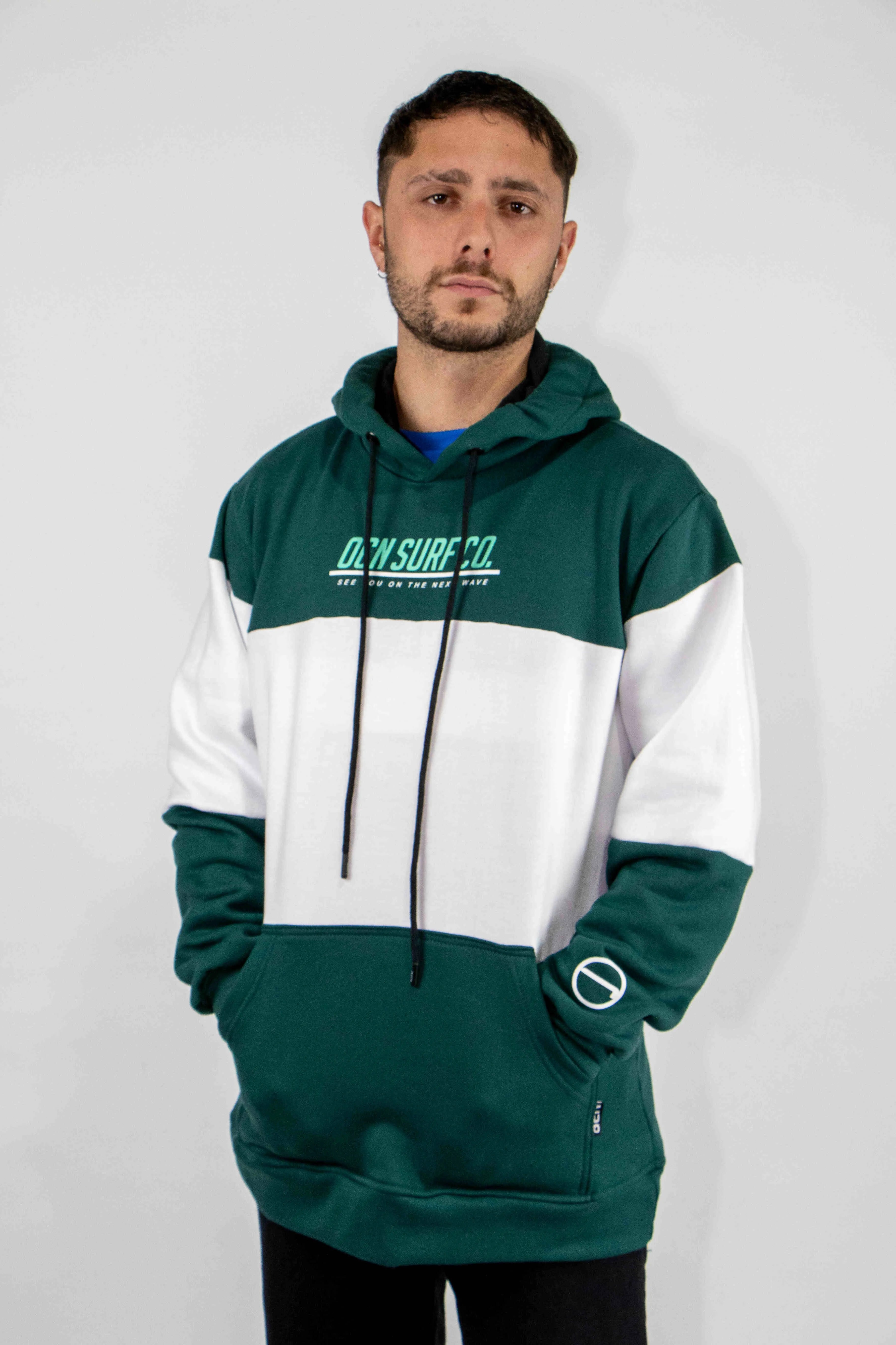 Ocn H Denali Jungle White Hoodie - Men's & Women's Casual Pullover Sweatshirt for Outdoor Adventures & Streetwear Fashion