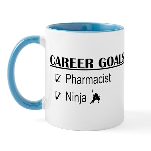 White/Blue Inside - Pharmacist Career Goals Mug