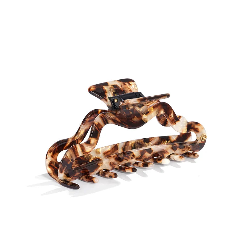 Iris Large Hair Claw Clip - Strong Hold Hair Clips for Women, Big Hair Clips for Thick Hair, Non-Slip Hair Accessories for Ponytail, Bun & Updo Hairstyles (Perfect for Work, Gym, Wedding & Everyday Use)