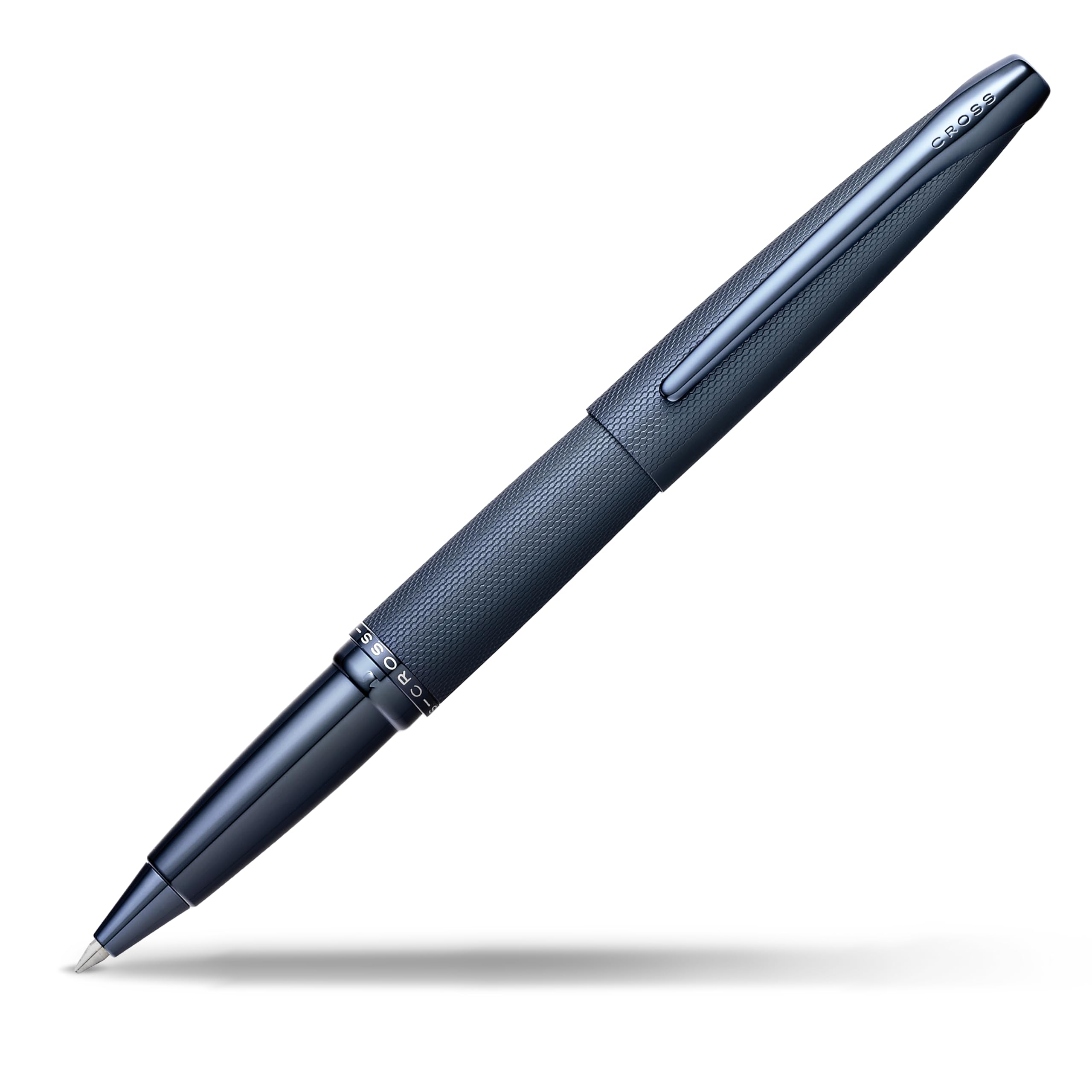 Refillable Gel Ink Rollerball Pen - Cross ATX Medium Point Dark Blue Writing Pen with Premium Gift Box | Perfect for Office, School, Journaling & Signature Writing