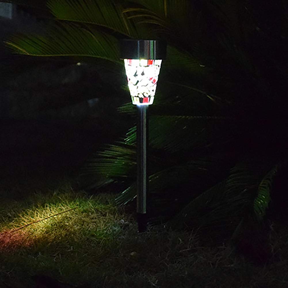 Solar Powered Outdoor Garden Lights - Waterproof Pathway & Lawn Lighting for Yard, Driveway, Walkway | Energy Efficient LED Solar Lights for Patio, Backyard, Landscape Decoration
