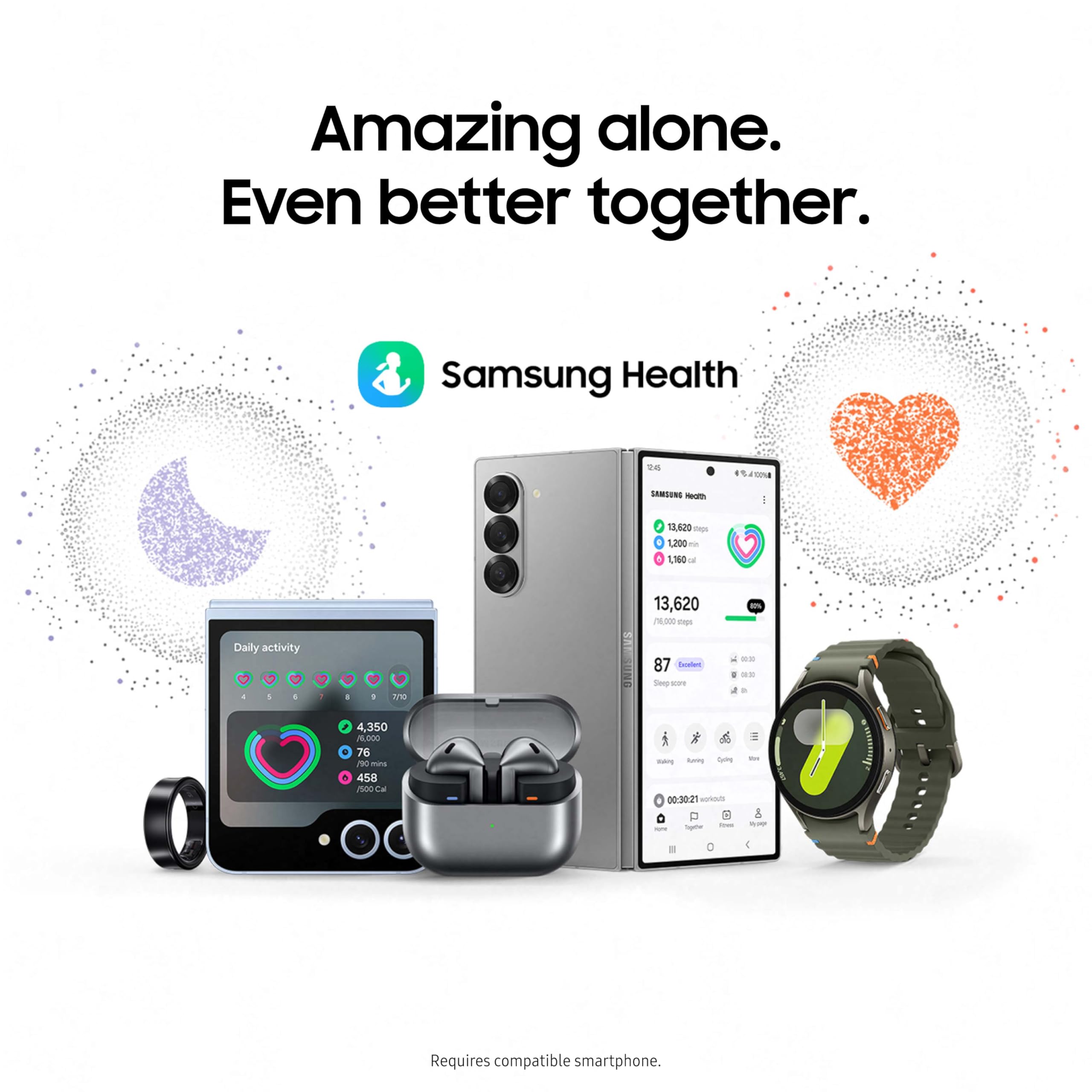 SAMSUNG Galaxy Watch 7 44mm Bluetooth Smartwatch with AI Health Tracking - Heart Rate Monitor, Sleep Analysis, Fitness Tracker, Energy Score & Wellness Tips | Includes Free Band & 1 Year Warranty (2024, Silver) | Perfect for Workouts, Sleep Optimization & Daily Activity Tracking