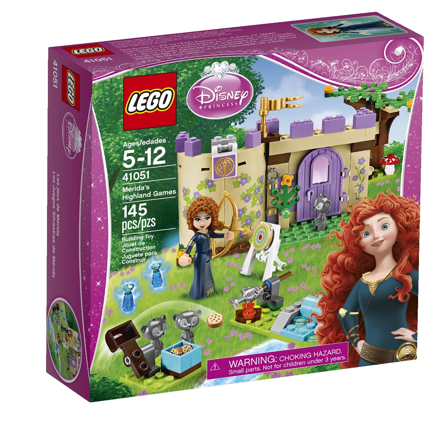LEGO Disney Princess 41051 Merida's Highland Games Building Set - Creative Toy for Kids Ages 6-12 | Perfect for Disney Fans, Birthday Gifts & Pretend Play Adventures