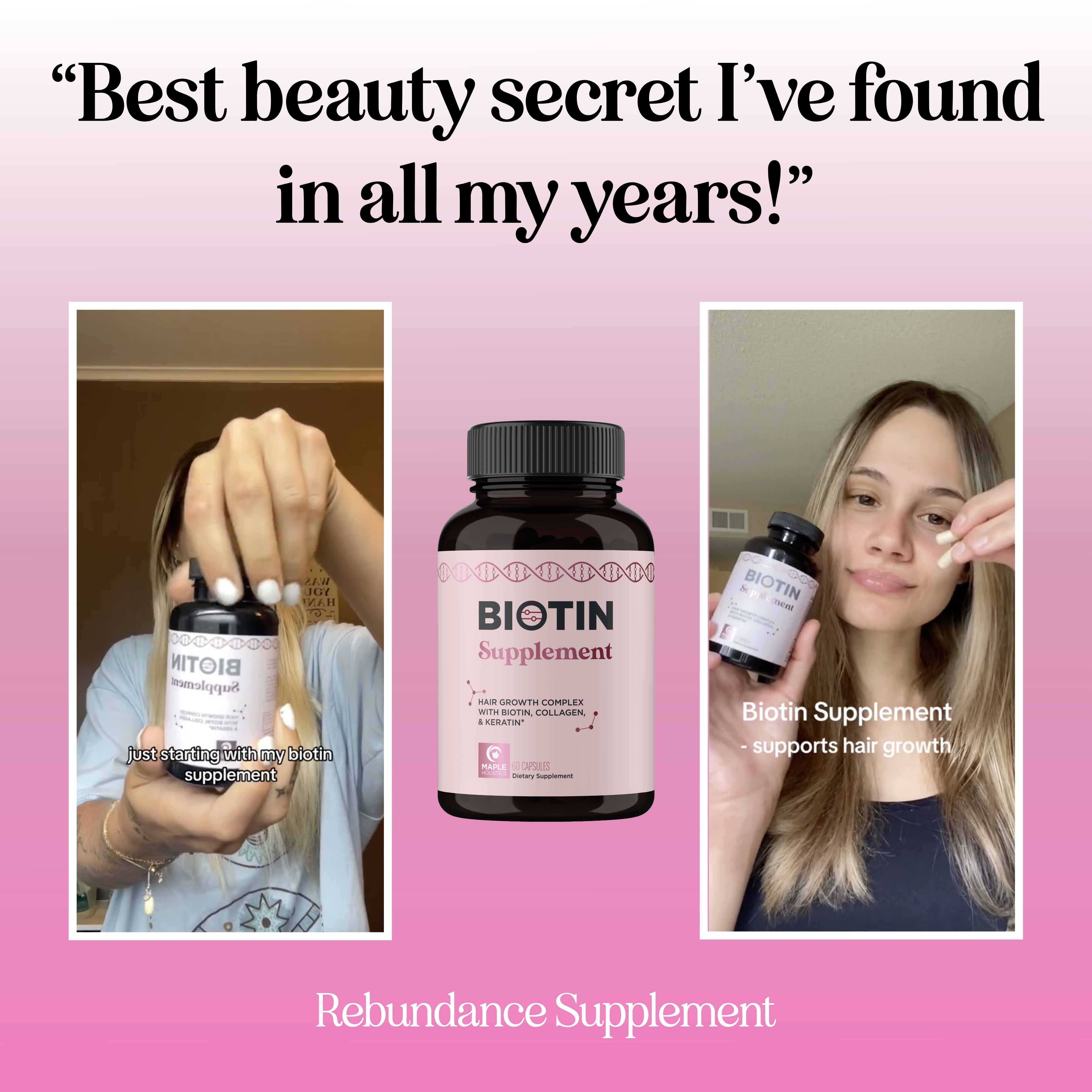 Rebundance™ Women's Dietary Supplement for Hormone Balance & Wellness | Support for Menopause, PMS & Vitality