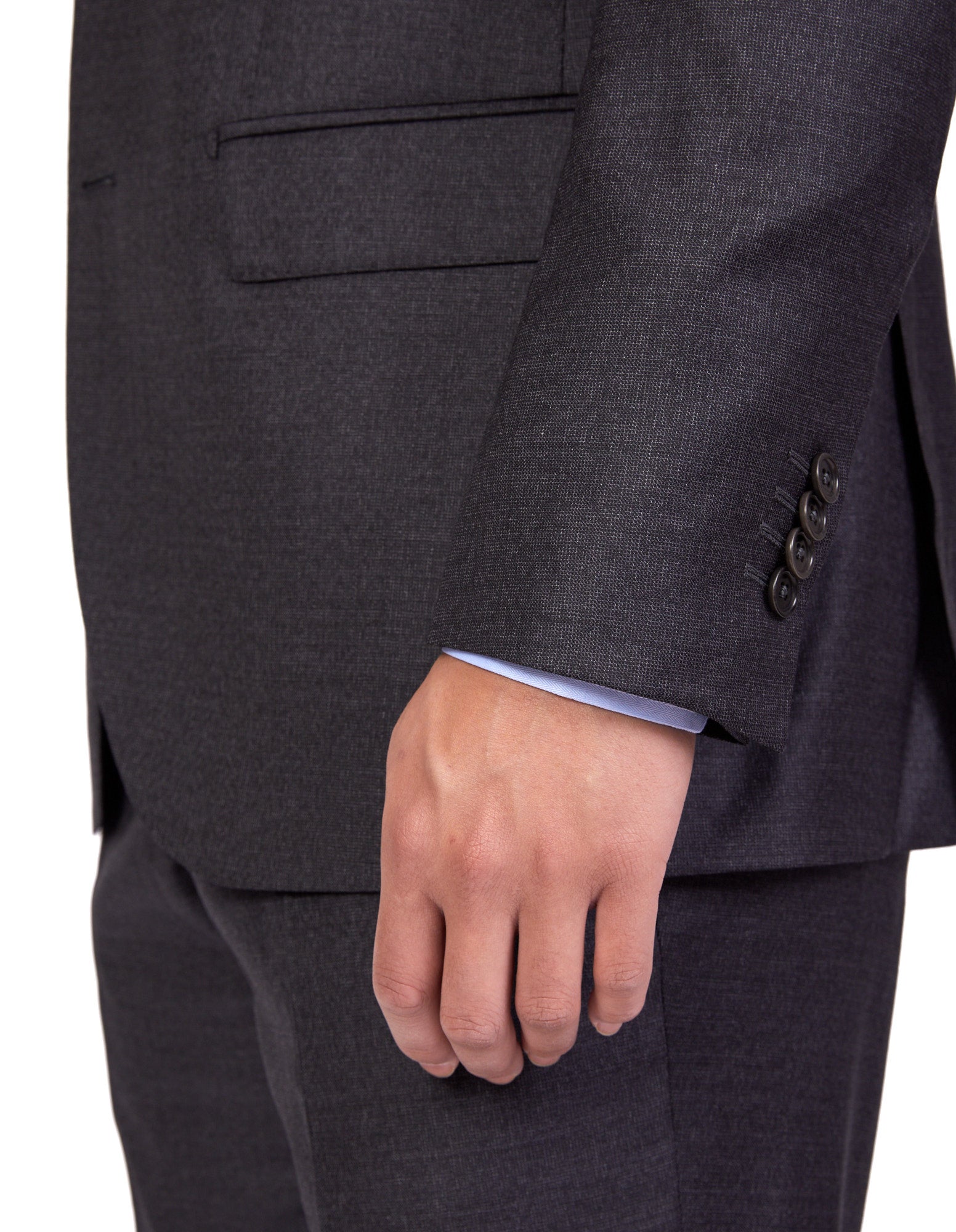 Henry Sartorial Chilton Wool Suit - Charcoal Gray Men's Business Professional Attire | Perfect for Office Meetings, Weddings & Formal Events