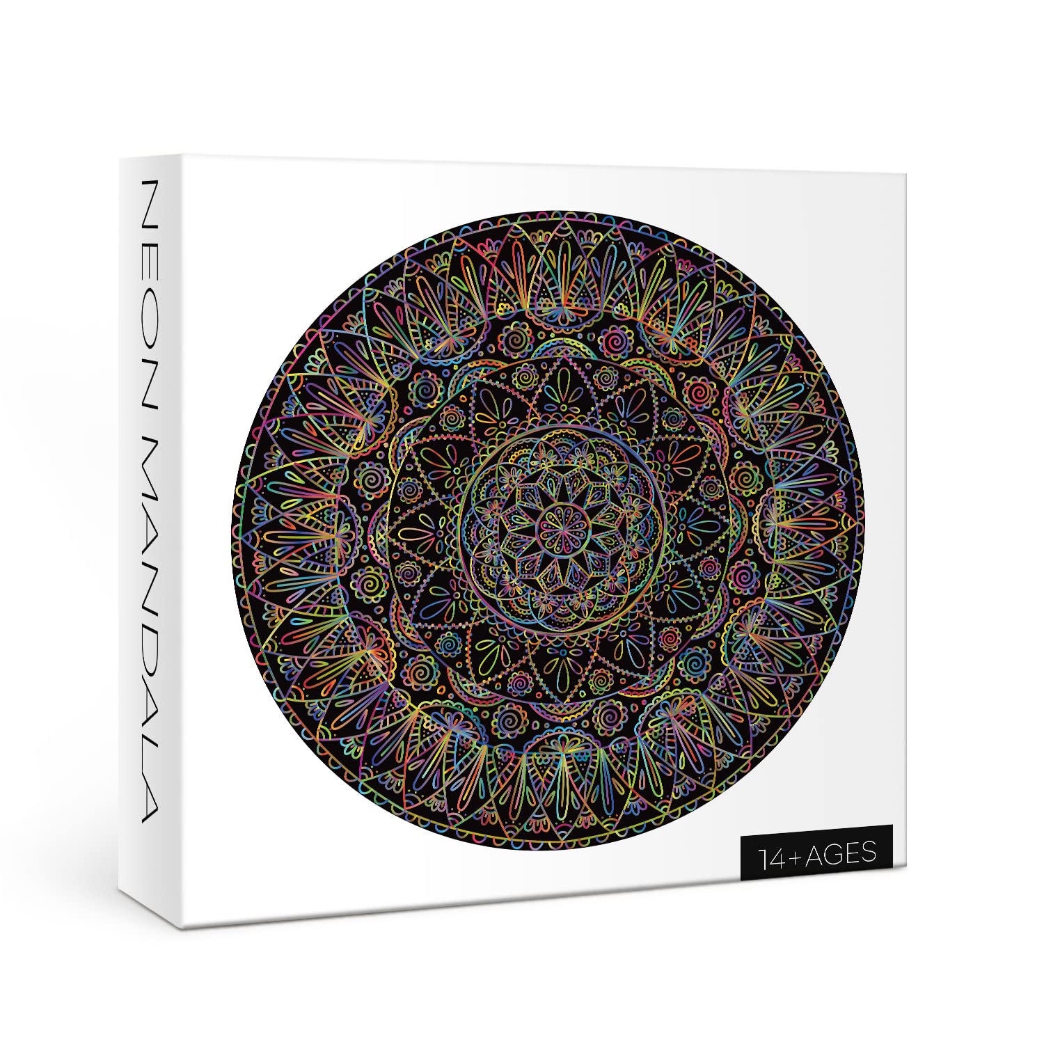 1000 Piece Mandala Puzzle for Adults - Challenging Round Jigsaw Puzzle with Intricate Design, Difficult Impossible Puzzle for Advanced Players | Perfect for Stress Relief, Home Decor & Meditation Spaces