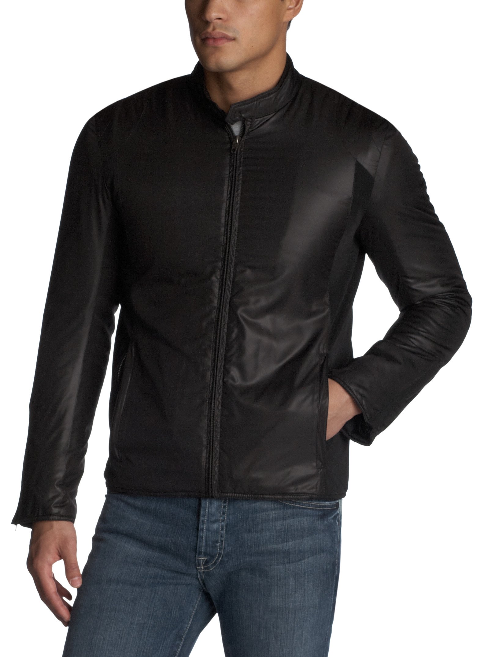 French Connection Men's Hexagon Jacket - Stylish Waterproof Windbreaker for Outdoor Activities, Hiking & Travel | Lightweight Breathable Jacket for Men
