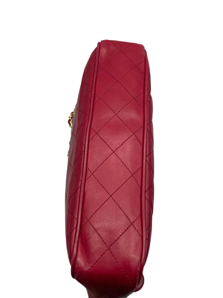 Vintage Chanel Quilted Matelasse Double Chain Shoulder Bag - Authentic Luxury Handbag for Women, Perfect for Parties, Dating & Special Occasions