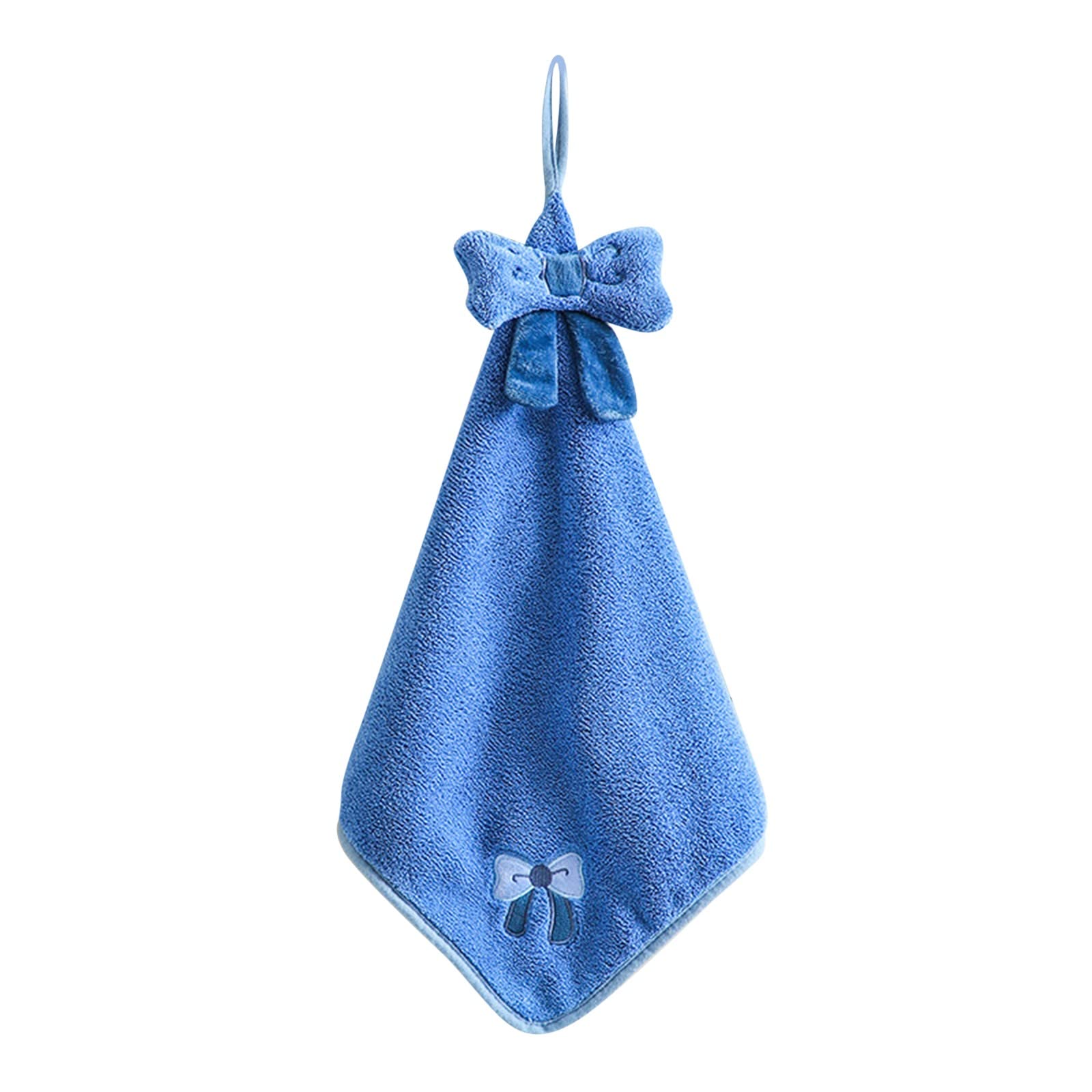 Premium Diamond Pattern Absorbent Reusable Dishwashing Brush & Cleaning Cloth - Double Sided Coral Velvet Scrubber for Kitchen & Bathroom (35cm, Blue) | Easy to Clean, Quick Drying for Dishes, Countertops & Household Cleaning