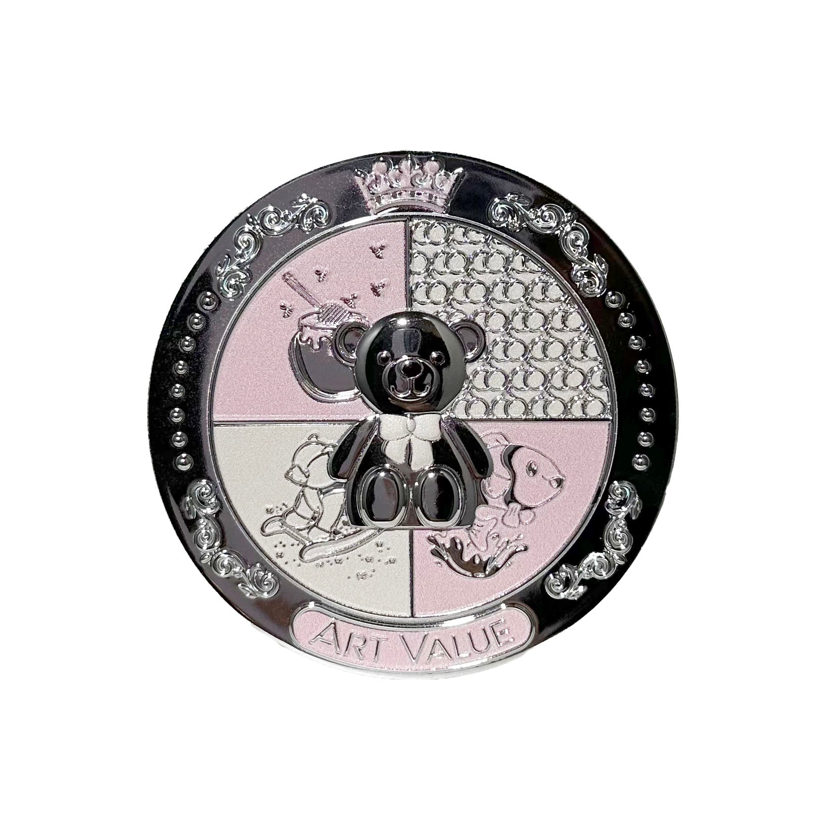 ART VALUE Bear Knight Soft Focus Powder - Translucent Setting Powder for Flawless Makeup Finish | Perfect for Daily Wear & Photo Shoots