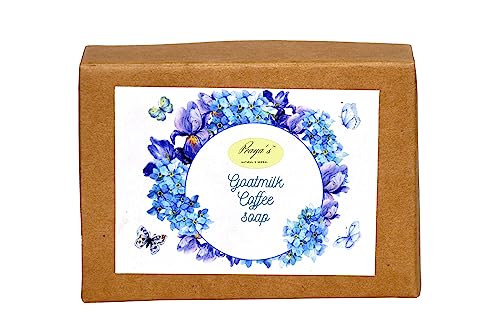 Goat Milk Coffee Infusion Soap 100g - Natural Exfoliating & Moisturizing Bar for Face & Body - Perfect for Dry Skin Care & Spa Relaxation