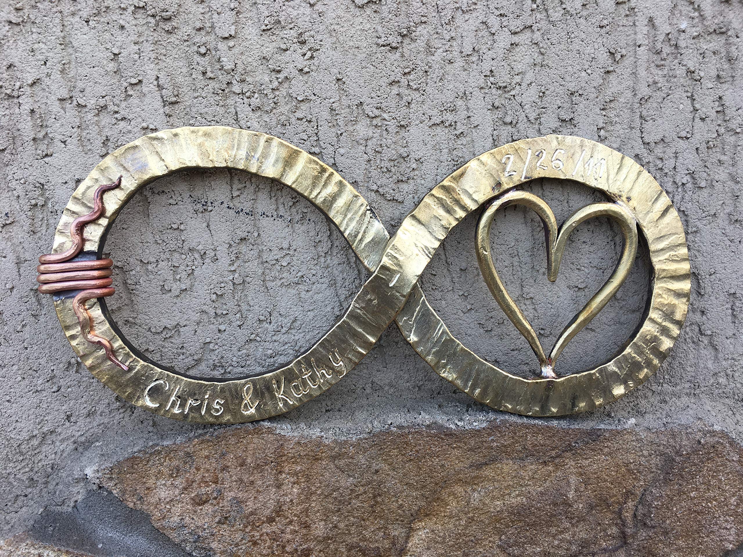 Bronze Infinity Sign Gift for Women - Elegant 8th Anniversary Present for Wife, Her & Special Occasions - Perfect for Home Decor, Office Desk & Romantic Gifts