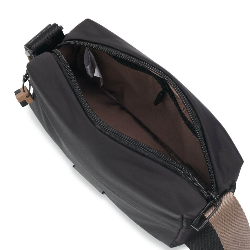 Hedgren Neutron Small Crossbody Bag for Women - Lightweight & Durable Black Shoulder Purse | Perfect for Travel, Work & Everyday Use